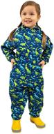 🌧️ jan & jul cozy-dry waterproof fleece-lined rain suit: ultimate protection for baby and toddler logo