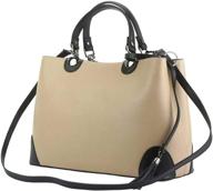 lagaksta madeline leather shoulder light women's handbags & wallets for top-handle bags logo