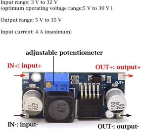 img 3 attached to Модуль повышения напряжения постоянного тока Honbay 2PCS XL6009: вход 3V-32V, выход 5V-35V(eventName).