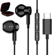 🎧 cooya usb c earbuds & in-ear headphones: premium magnetic type c headphones for samsung note 20 ultra, oneplus 9 pro, and google pixel logo