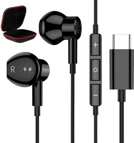 img 4 attached to 🎧 COOYA USB C Earbuds & in-Ear Headphones: Premium Magnetic Type C Headphones for Samsung Note 20 Ultra, OnePlus 9 Pro, and Google Pixel