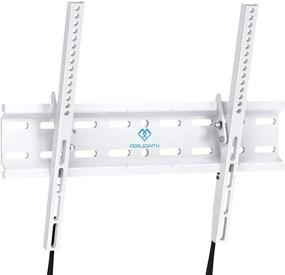 img 4 attached to 📺 PERLESMITH Tilting TV Wall Mount Bracket - Low Profile for 23-55 inch TVs, 115lbs, Max VESA 400x400 - PSMTK1W, White