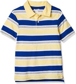 img 4 attached to Childrens Place Sleeve Stripe Butter Boys' Clothing for Tops, Tees & Shirts