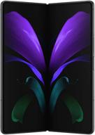 📱 samsung galaxy z fold 2 5g | factory unlocked smartphone tablet | 256gb | flex mode | mystic black (sm-f916uzkaxaa) logo