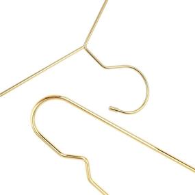 img 1 attached to 🧥 Jetdio 17.7" Durable Metal Wire Hangers - Set of 30 Gold Standard Suit Hangers for Everyday Use: Clothes, Coat Hanger