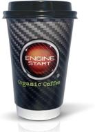 engine start organic coffee cups logo