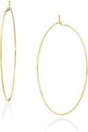 miabella sterling polished threader lightweight girls' jewelry: the ultimate accessory for effortless style logo