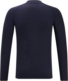 img 1 attached to 👕 LEAO Youth Boys' Compression Thermal Shirt: Long Sleeve Fleece Baselayers for Sport, Undershirts with Mock Top