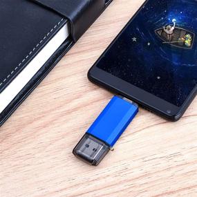 img 2 attached to 💾 32GB USB C Flash Drive Type C | VICFUN USB Memory Stick with USB 3.0 & OTG | 2 in 1 USB Stick | Compatible with USB-C Devices, Smartphones, and Computers