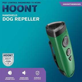 img 3 attached to Hoont Electronic Dog Repellent and Trainer with LED Flashlight - Powerful Sonic + Ultrasonic Dog Deterrent and Bark Stopper