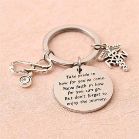 img 1 attached to 👩 Graduate Registered Medical Keychain: Inspiring and Motivational Keepsake