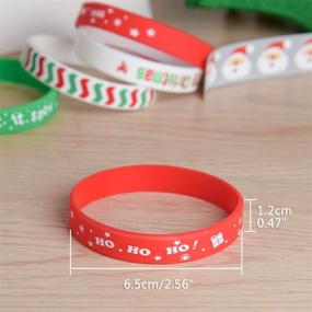 img 2 attached to 🌈 FEPITO Silicone Wristbands Bracelets Decoration: Vibrant Stylish Accessories for Every Occasion