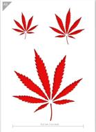 qbix cannabis stencil marijuana furniture logo