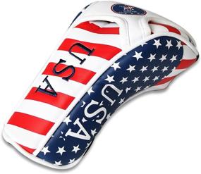 img 4 attached to Craftsman Golf Stars and Stripes American USA US Flag Wood Headcover: Perfect Fit for Scotty Cameron Taylormade Odyssey Fairway Wood