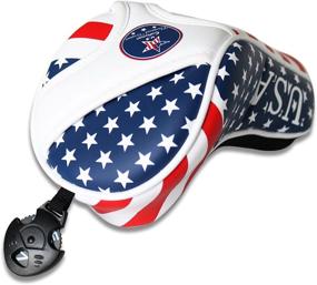 img 2 attached to Craftsman Golf Stars and Stripes American USA US Flag Wood Headcover: Perfect Fit for Scotty Cameron Taylormade Odyssey Fairway Wood