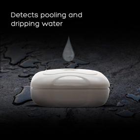 img 3 attached to 💧 Mindful Design 2 Pack Water Leak Detector - 95 dB Flood Detection Alarm Sensor for Bathrooms, Basements, Laundry Rooms, Garages, Attics and Kitchens - Protect Your Home from Costly Damage (White, 2 Pack)