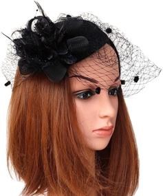 img 2 attached to 🎩 Coolwife Fascinator Pillbox: Stylish British Wedding & Special Occasion Accessory for Women