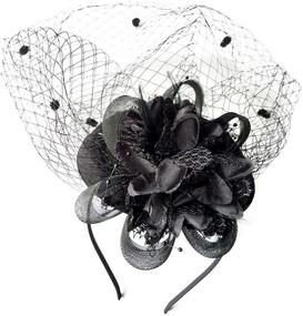 img 4 attached to 🎩 Coolwife Fascinator Pillbox: Stylish British Wedding & Special Occasion Accessory for Women