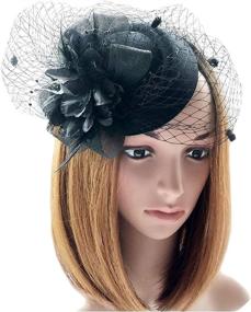 img 3 attached to 🎩 Coolwife Fascinator Pillbox: Stylish British Wedding & Special Occasion Accessory for Women