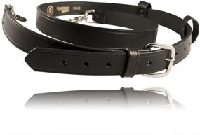 img 1 attached to 🔥 Boston Leather 6543 Fireman's Radio Strap: Sturdy and Wide for Optimal Performance