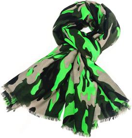 img 1 attached to 🧣 GERINLY Lightweight Camouflage Travel Scarves: Women's Fashion Accessories