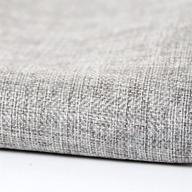 🔊 flushbay protective speaker grill cloth: premium linen fabric for dustproof mesh & stereo replacement - 19.7’’x57.5’’ (light grey) - ideal for home speakers, media cabinet, stage speakers, ktv boxes repair logo