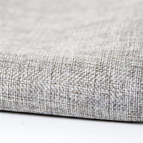 img 4 attached to 🔊 Flushbay Protective Speaker Grill Cloth: Premium Linen Fabric for Dustproof Mesh & Stereo Replacement - 19.7’’x57.5’’ (Light Grey) - Ideal for Home Speakers, Media Cabinet, Stage Speakers, KTV Boxes Repair