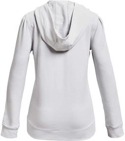 img 1 attached to Medium Girls' Under Armour Hoodie Meteor - Active Clothing for Optimized Performance