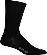 icebreaker merino lifestyle socks black men's clothing logo