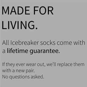 img 1 attached to Icebreaker Merino Lifestyle Socks Black Men's Clothing