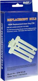 img 1 attached to 💡 Energy-Efficient 27W Fluorescent Linear Replacement Bulb with 4-Pin Quad GX10Q-4 Base for Light of America Lamps