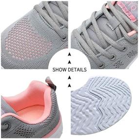 img 1 attached to 👟 Lightweight Breathable Athletic Women's Sneakers Fashioned for Walking