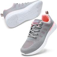 👟 lightweight breathable athletic women's sneakers fashioned for walking logo