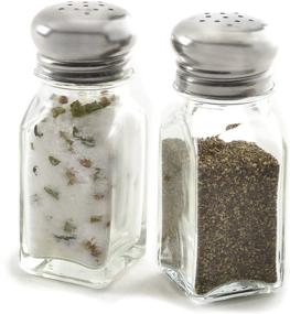 img 1 attached to Norpro Glass Salt or Pepper Shaker: Stylish and Functional Single Shaker, As Shown