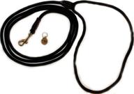 🐾 premium 6-foot black leash with charm for pampered pets logo