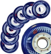 🛼 hyper wheels concrete +g - top rated 8 inline skate wheels - 84a - n1 wheels in the world - 80mm, 76mm, 72mm sizes - ideal for fitness, freeride, slalom, urban skating logo