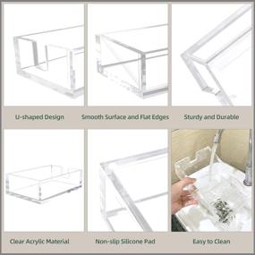 img 3 attached to 🛁 Procity Acrylic Bathroom Holders - 9x5.5x2.5 inches