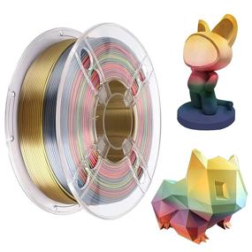 img 4 attached to 🌈 Fasmov Multicolor Filament: Master the Art of Gradually Changing Materials