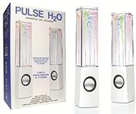 🔊 pulse h2o animated led water fountain speakers - pair of 2 logo