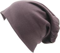 🧢 unisex baggy lightweight hip-hop cotton slouchy stretch beanie hat by century star logo