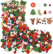 sumind christmas buttons colorful decorations logo