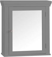 🚽 enhance your bathroom with the teamson home stratford detachable bathroom cabinet in grey logo