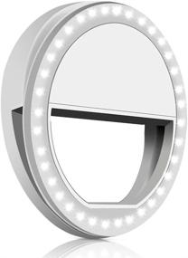 img 4 attached to 📸 Whellen Selfie Ring Light - 36 LED for Phone/Tablet/iPad Camera [UL Certified] - Portable Clip-on Fill Round Shape Light (White)