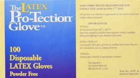 img 1 attached to Comfitwear Disposable Gloves Powder X Large