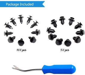 img 3 attached to 🔧 EZYKOO 150 pcs Fender Clip: Efficient Plastic Clips for Car Bumpers & Fenders – 2 Sizes, Inclusive Fastener Removal Tool
