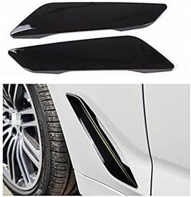 img 1 attached to 🚗 Eiseng Side Wing Air Vent Hood Intake Fender Cover Trim for BMW 5 Series G30 2017-2021 | Enhanced Exterior Accessories