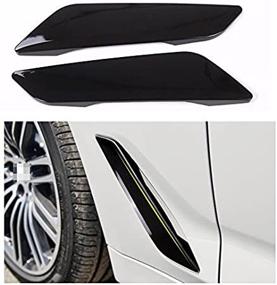 img 2 attached to 🚗 Eiseng Side Wing Air Vent Hood Intake Fender Cover Trim for BMW 5 Series G30 2017-2021 | Enhanced Exterior Accessories