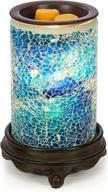 🍃 vp home mediterranean blue mosaic glass fragrance warmer логотип