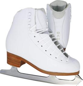 img 4 attached to Enhanced SEO-Optimized Women's and Girls' White Figure Ice Skates by Jackson Ultima GAM Concept & Select