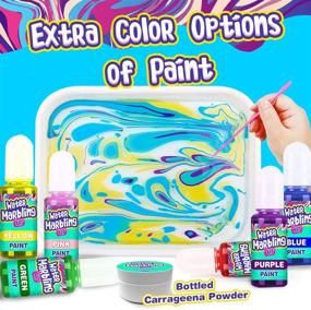 img 2 attached to Dive into a World of Colorful Creativity with Peertoys Marbling Arts Crafts Supplies